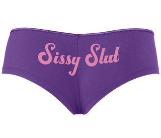 Sissy Slut - Purple Boyshort