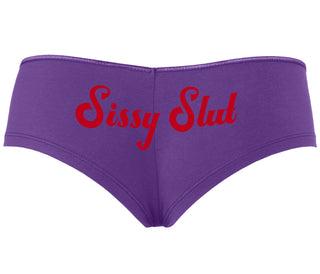 Sissy Slut - Purple Boyshort