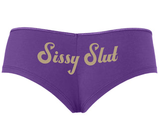 Sissy Slut - Purple Boyshort