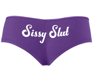 Sissy Slut - Purple Boyshort