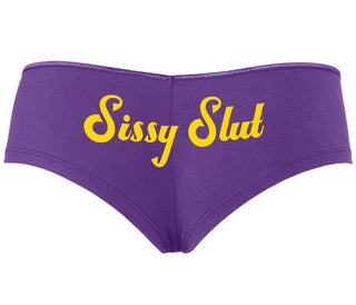 Sissy Slut - Purple Boyshort