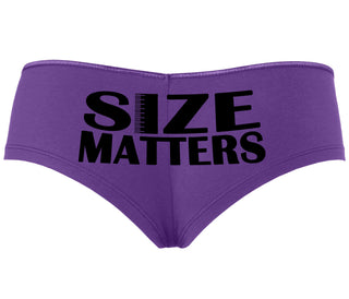 Size Matters - Purple Boyshort