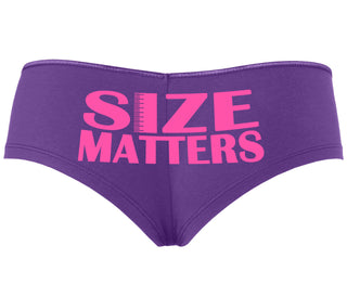 Size Matters - Purple Boyshort