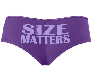 Size Matters - Purple Boyshort