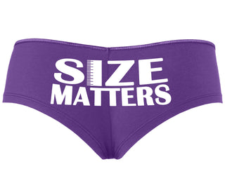 Size Matters - Purple Boyshort