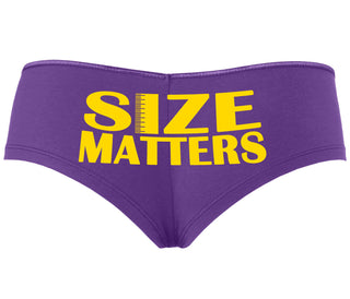 Size Matters - Purple Boyshort