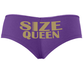 Size Queen - Purple Boyshort
