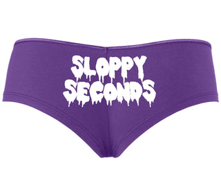 Sloppy Seconds - Purple Boyshort