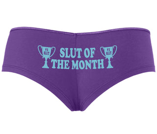 Slut Of The Month - Purple Boyshort