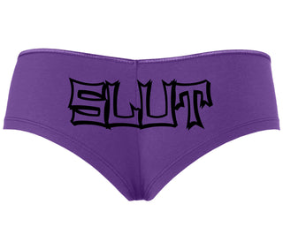 Slut - Purple Boyshort