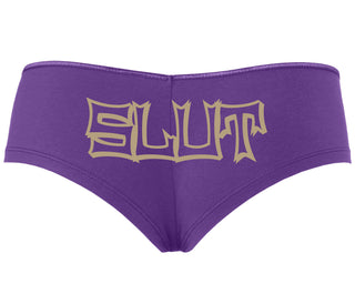 Slut - Purple Boyshort