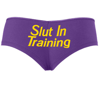 Slut In Training - Purple Boyshort