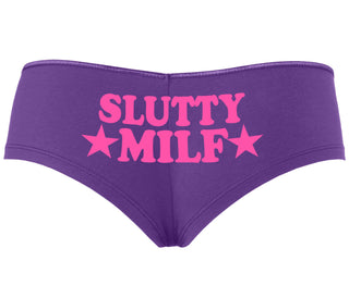 Slutty MILF - Purple Boyshort