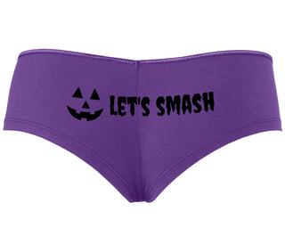 Let's Smash Pumpkins - Purple Boyshort