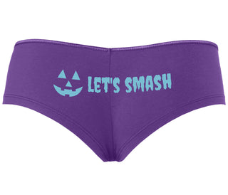 Let's Smash Pumpkins - Purple Boyshort