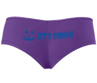 Let's Smash Pumpkins - Purple Boyshort
