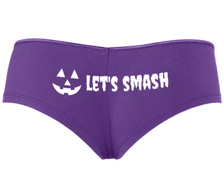 Let's Smash Pumpkins - Purple Boyshort