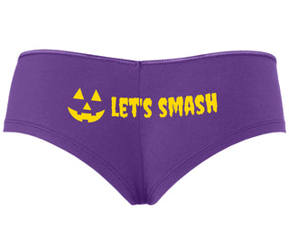 Let's Smash Pumpkins - Purple Boyshort