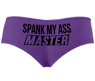 Spank My Ass Master - Purple Boyshort