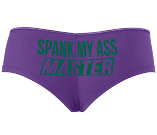 Spank My Ass Master - Purple Boyshort