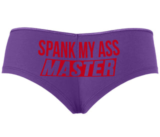 Spank My Ass Master - Purple Boyshort