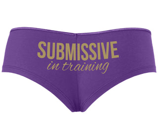 Submissive In Training - Purple Boyshort