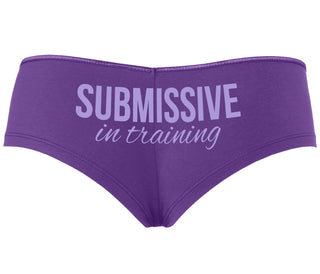 Submissive In Training - Purple Boyshort