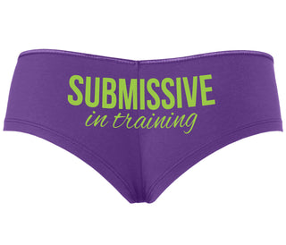 Submissive In Training - Purple Boyshort