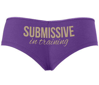 Submissive In Training - Purple Boyshort
