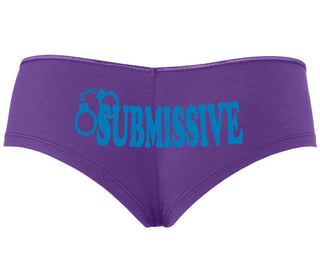 Submissive - Cuff Logo - Purple Boyshort