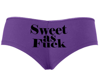 Sweet As Fuck - Purple Boyshort