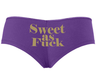Sweet As Fuck - Purple Boyshort
