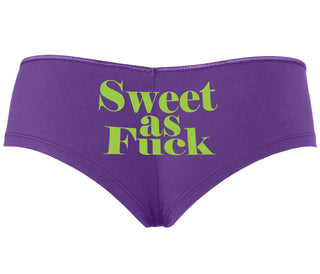 Sweet As Fuck - Purple Boyshort