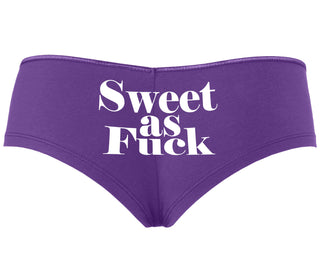 Sweet As Fuck - Purple Boyshort