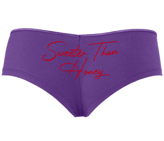 Sweeter Than Honey - Purple Boyshort