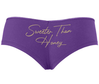 Sweeter Than Honey - Purple Boyshort