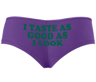 I Taste As Good As I Look - Purple Boyshort
