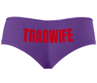 TradWife  - Purple Boyshort
