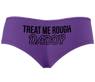 Treat Me Rough Daddy - Purple Boyshort