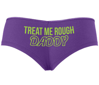 Treat Me Rough Daddy - Purple Boyshort