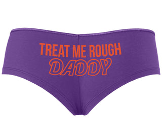 Treat Me Rough Daddy - Purple Boyshort