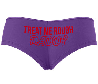 Treat Me Rough Daddy - Purple Boyshort