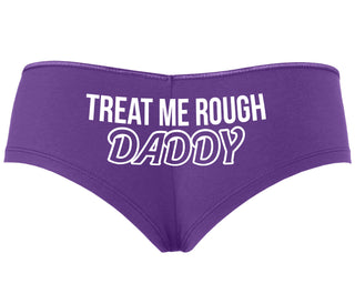 Treat Me Rough Daddy - Purple Boyshort
