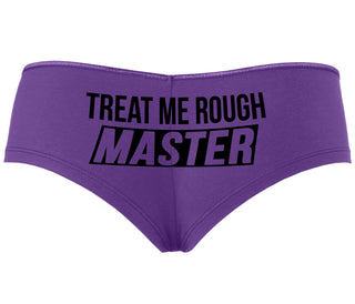 Treat Me Rough Master - Purple Boyshort