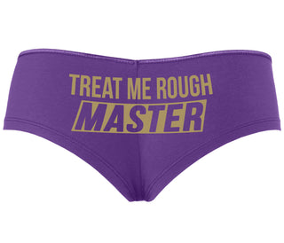 Treat Me Rough Master - Purple Boyshort