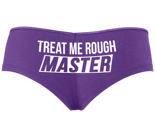 Treat Me Rough Master - Purple Boyshort