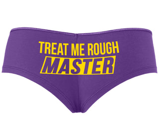 Treat Me Rough Master - Purple Boyshort