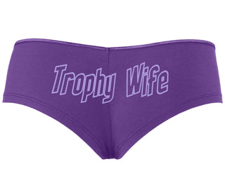 Trophy Wife - Purple Boyshort