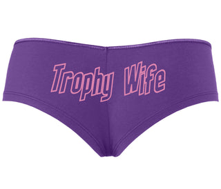 Trophy Wife - Purple Boyshort