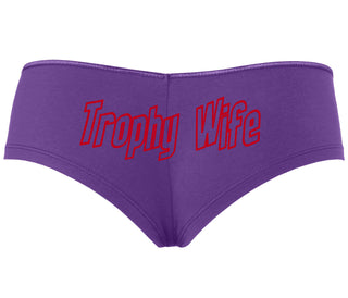 Trophy Wife - Purple Boyshort